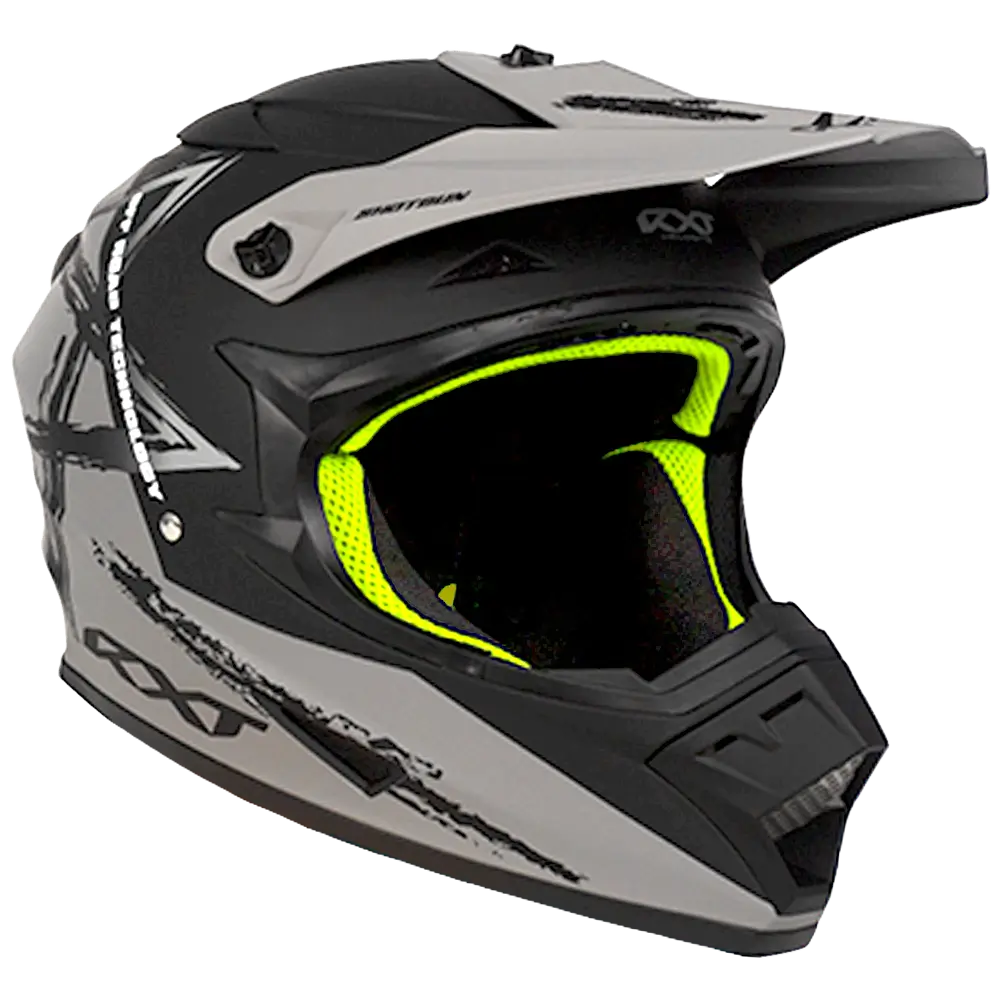 RXT Sector Wrath Matte Black/Grey Helmet