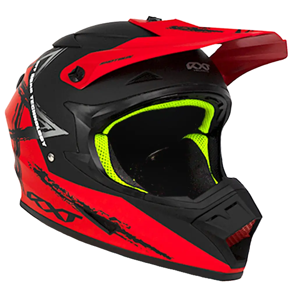 RXT Sector Wrath Matte Black/Red Helmet