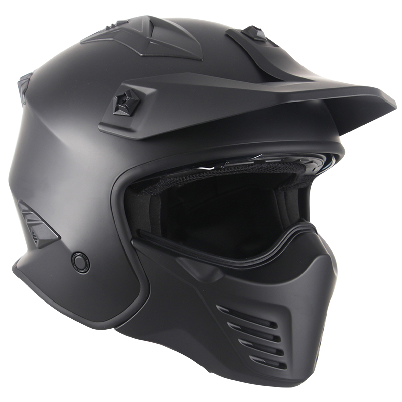 RXT Warrior 2 Solid Matte Black Helmet