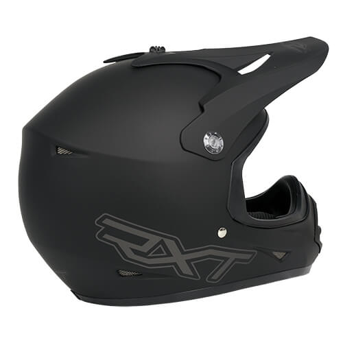 RXT Racer 4 Matte Black Kids Helmet