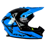 RXT Sector Wrath Gloss Black/Blue Helmet