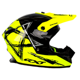 RXT Sector Wrath Gloss Black/Fluro Yellow Helmet