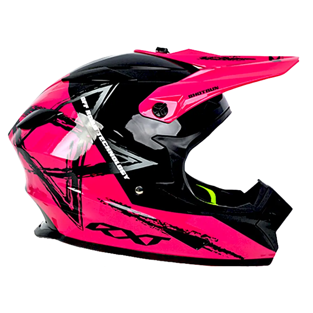 RXT Sector Wrath Gloss Black/Magenta Helmet