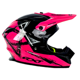 RXT Sector Wrath Gloss Black/Magenta Helmet