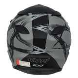 RXT Sector Wrath Matte Black/Grey Helmet