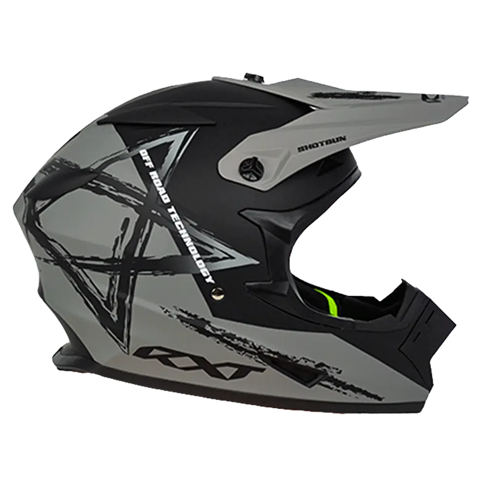 RXT Sector Wrath Matte Black/Grey Helmet