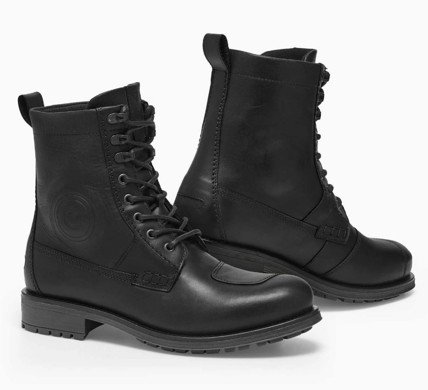 REV'IT! Portland Black Boots [Size:45] [INTERNAL]