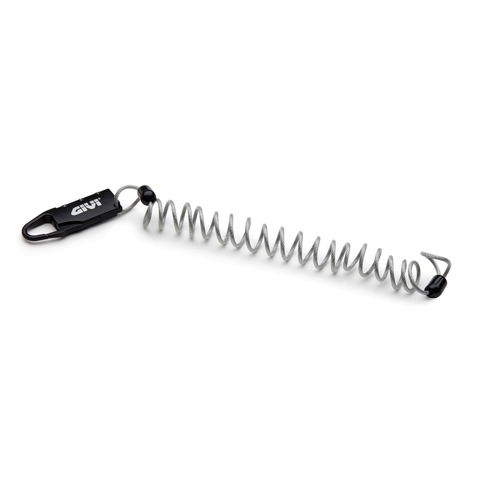 Givi S221 Wire Padlock w/Comination Lock for Soft Bags