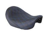 Saddlemen SAD-806-04-002LS-BL Renegade LS Solo Seat w/Blue Double Diamond Stitch for Dyna 06-17