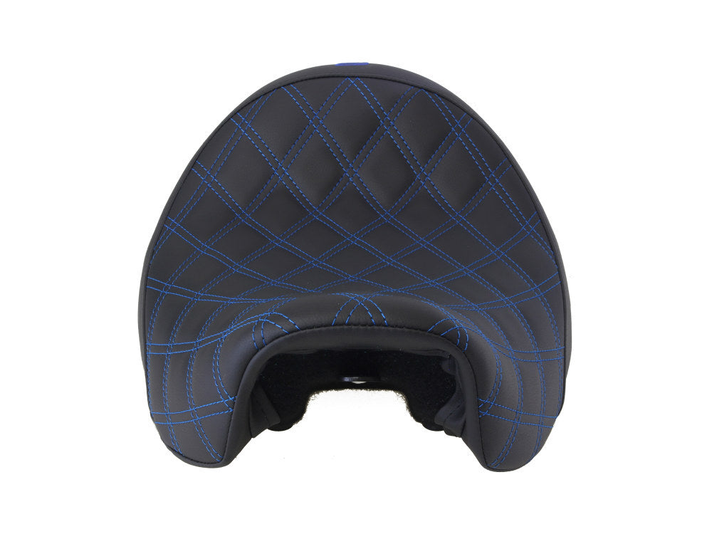 Saddlemen SAD-806-04-002LS-BL Renegade LS Solo Seat w/Blue Double Diamond Stitch for Dyna 06-17