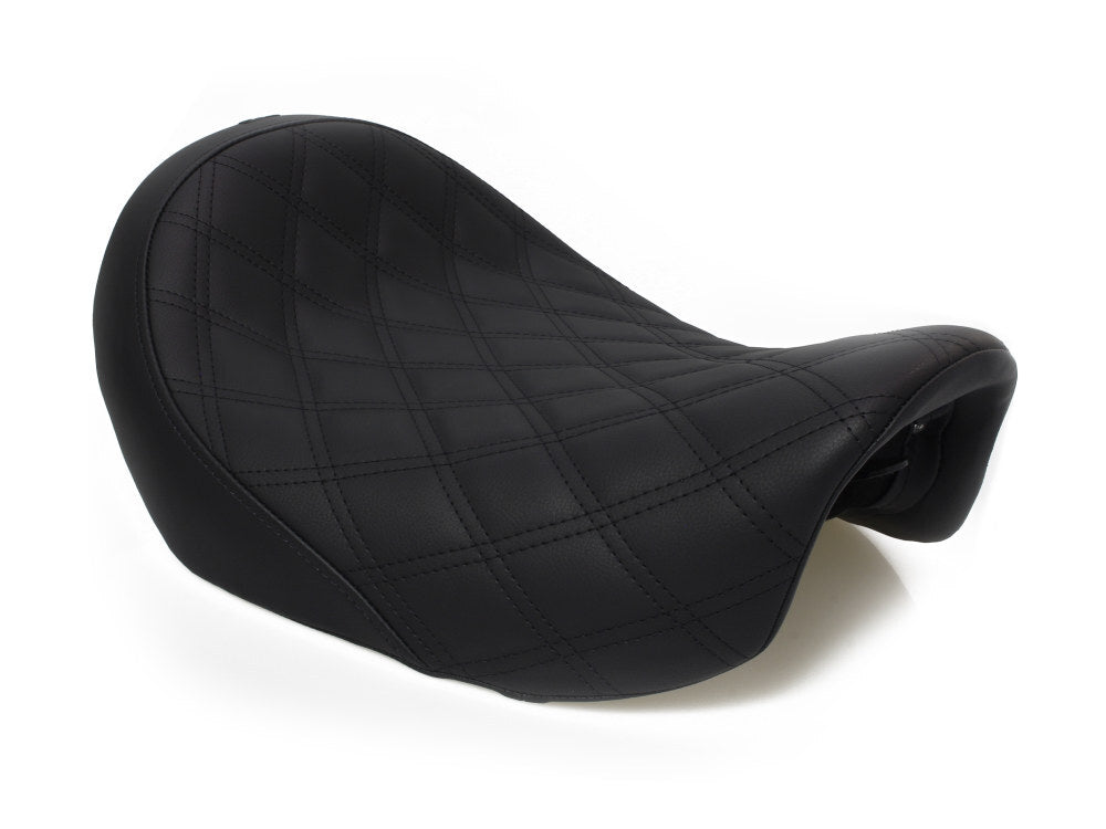 Saddlemen SAD-806-04-002LS Renegade LS Solo Seat w/Black Double Diamond Stitch for Dyna 06-17