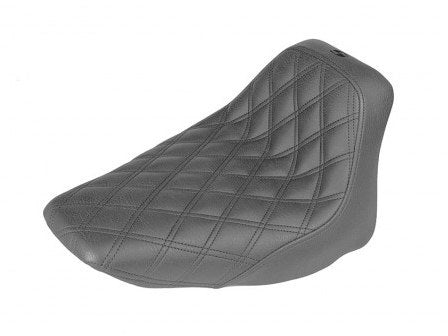 Saddlemen SAD-806-15-002LS Renegade LS Solo Seat w/Black Double Diamond Stitch for Softail 08-17 w/150 OEM Rear Tyre