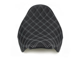 Saddlemen SAD-808-07B-002LS-GRE Renegade LS Solo Seat w/Dark Grey Double Diamond Lattice Stitch for Touring 08-Up