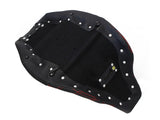 Saddlemen SAD-808-07B-002LS-RD Renegade LS Solo Seat w/Red Double Diamond Lattice Stitch for Touring 08-Up