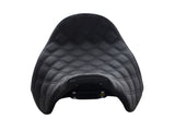 Saddlemen SAD-808-07B-002LS Renegade LS Solo Seat w/Black Double Diamond Lattice Stitch for Touring 08-Up