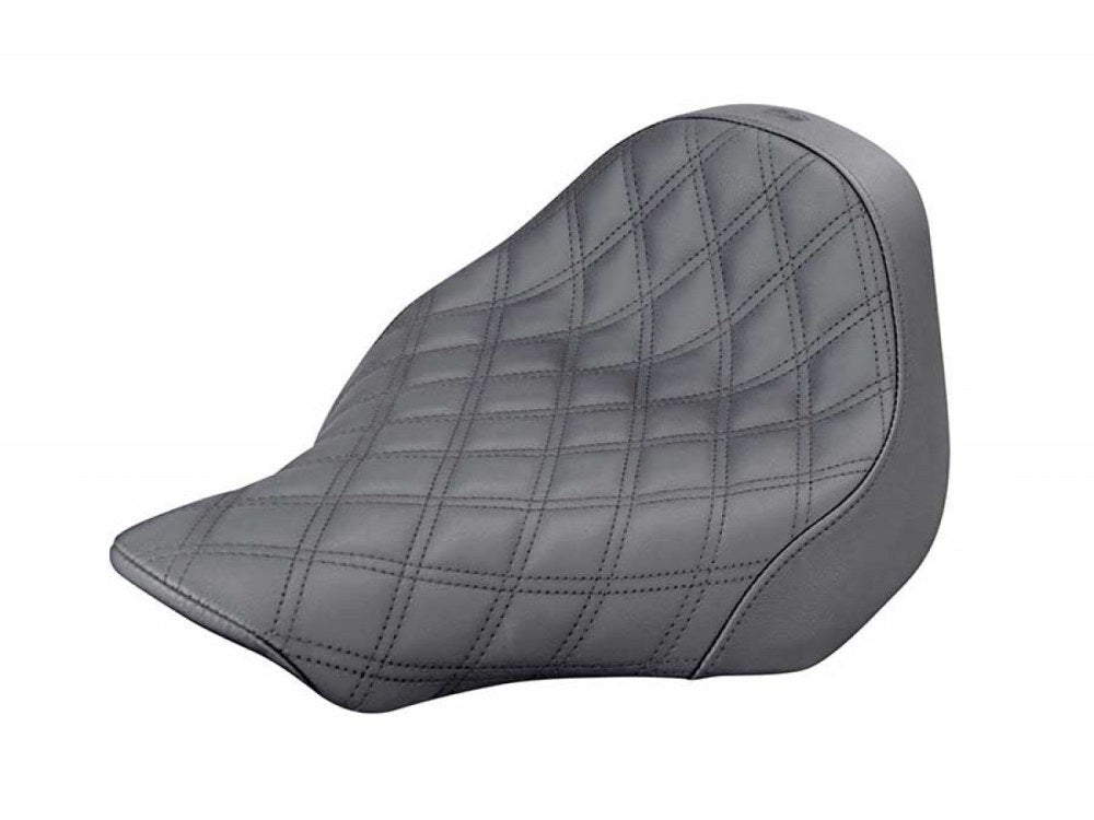 Saddlemen SAD-813-27-002LS Renegade LS Solo Seat w/Black Double Diamond Lattice Stitch for Breakout 13-17