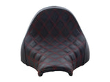 Saddlemen SAD-813-27-002LS Renegade LS Solo Seat w/Black Double Diamond Lattice Stitch for Breakout 13-17