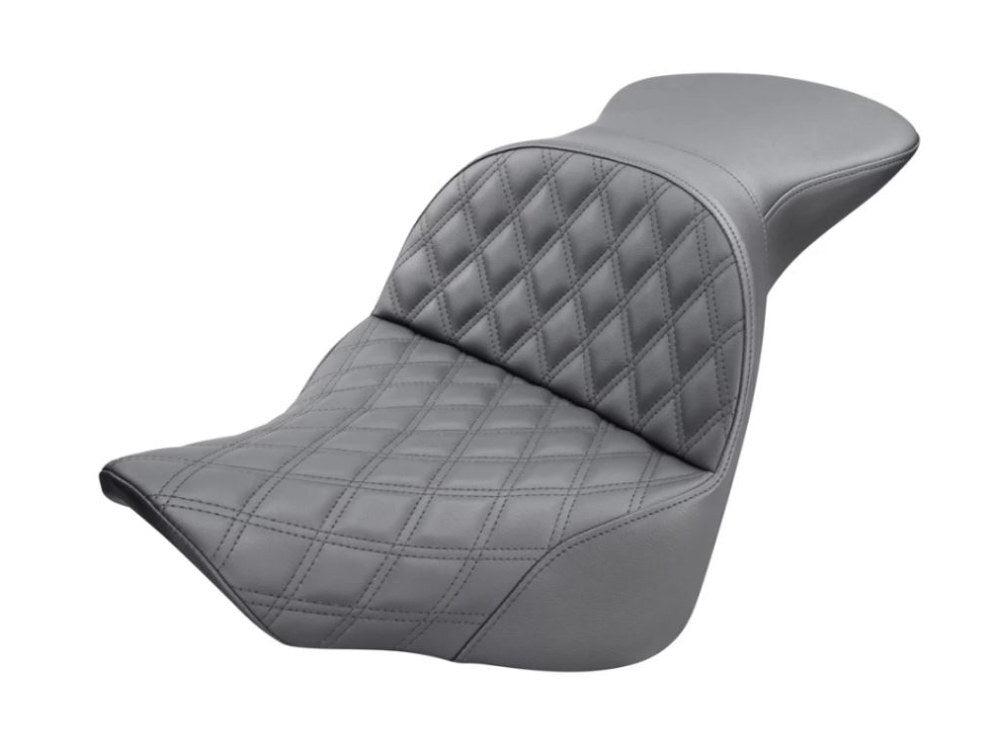 Saddlemen SAD-813-27-029LS Explorer LS Dual Seat w/Black Double Diamond Lattice Stitch for Breakout 13-17