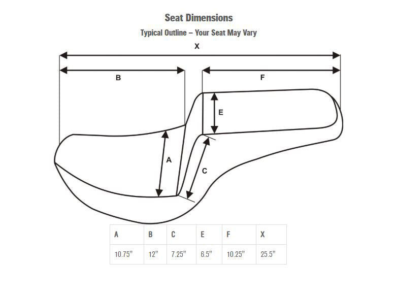 Saddlemen SAD-818-28-171 Step-Up Tuck & Roll Dual Seat for Fat Bob 18-Up