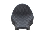 Saddlemen SAD-818-29-002LS Renegade LS Solo Seat w/Black Double Diamond Lattice Stitch for Sport Glide/Low Rider 18-Up/Low Rider S 20-Up/Low Rider ST