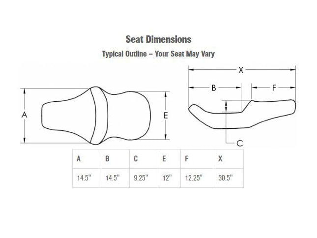 Saddlemen SAD-818-29-0291 Explorer Comfort Dual Seat for Sport Glide/Low Rider 18-Up/Low Rider S 20-Up/Low Rider ST 22-Up