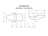 Saddlemen SAD-818-29-0291 Explorer Comfort Dual Seat for Sport Glide/Low Rider 18-Up/Low Rider S 20-Up/Low Rider ST 22-Up