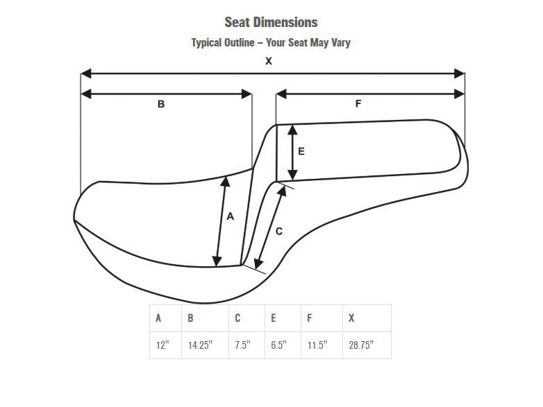 Saddlemen SAD-818-29-171 Step-Up Tuck & Roll Dual Seat for Sport Glide/Low Rider 18-Up/Low Rider S 20-Up/Low Rider ST 22-Up