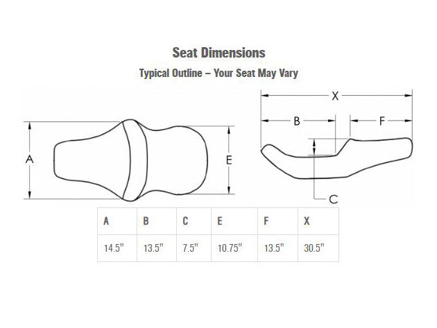 Saddlemen SAD-818-30-0291 Explorer Comfort Dual Seat for Softail Street Bob 18-Up/Standard 20-Up