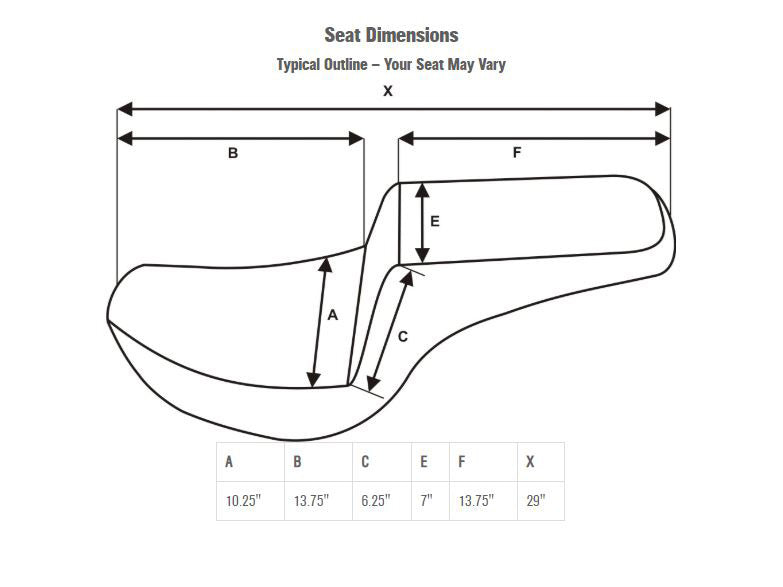 Saddlemen SAD-818-30-171 Step-Up Tuck & Roll Dual Seat for Softail Street Bob 18-Up/Standard 20-Up