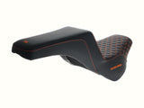 Saddlemen SAD-818-30-177OR Step-Up HC Dual Seat w/Orange Honeycomb Stitch for Softail Street Bob 18-Up/Standard 20-Up