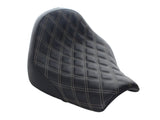 Saddlemen SAD-818-31-002LS-SI Renegade LS Solo Seat w/Silver Double Diamond Lattice Stitch for Breakout 18-22