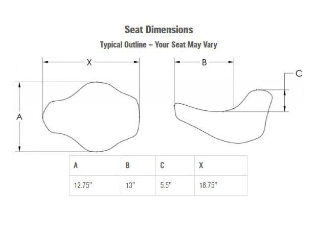 Saddlemen SAD-818-31-002 Renegade Solo Seat for Breakout 18-22