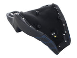 Saddlemen SAD-818-31-172BL Step-Up Front LS Dual Seat w/Blue Double Diamond Lattice Stitch for Breakout 18-22