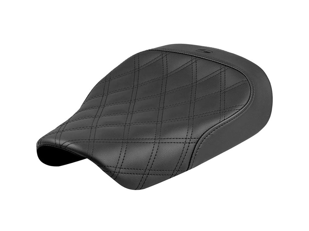 Saddlemen SAD-821-36-002LS Renegade LS Solo Seat w/Black Double Diamond Lattice Stitch for Harley-Davidson Sportster S 21-Up