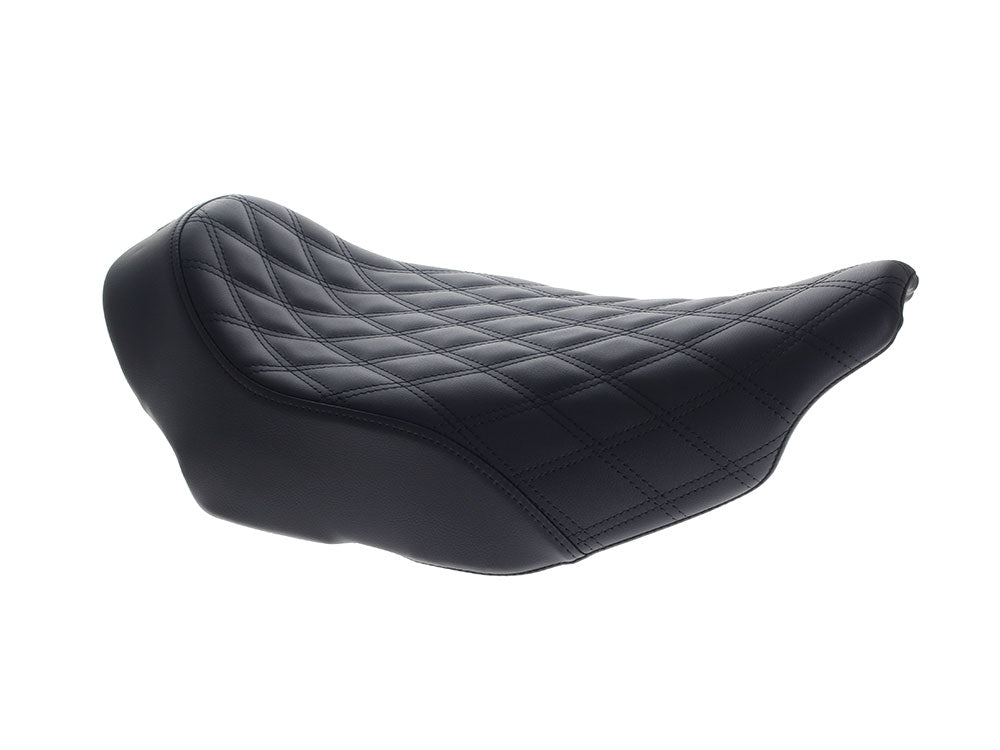 Saddlemen SAD-823-07-002LS Renegade LS Solo Seat w/Black Double Diamond Lattice Stitch for CVO Touring 23-Up/Street Glide/Road Glide 24-Up