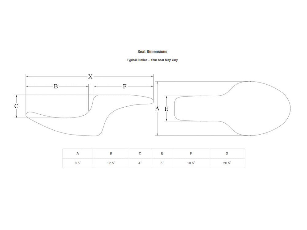 Saddlemen SAD-884-01-149 Profiler LS Dual Seat for Softail 84-99