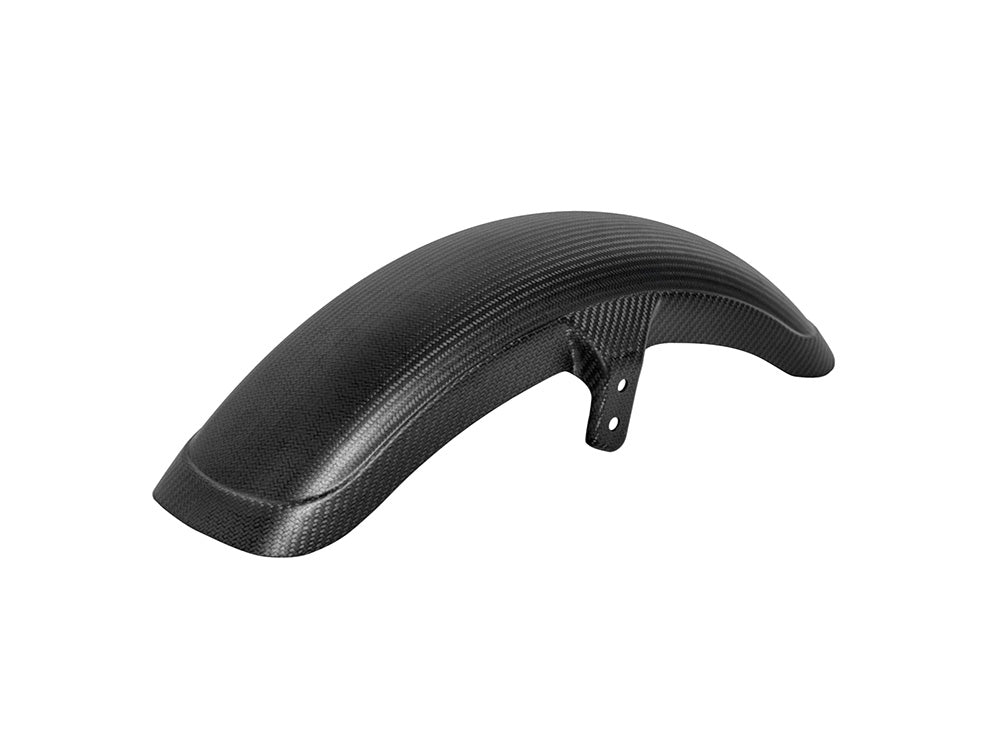 Saddlemen SAD-CF-8-0002M Carbon Front Fender Matte Finish for Harley-Davidson Mid Glide Dyna 06-17/Softail Street Bob 18-Up/Standard 20-24 w/19" Front Wheel/also fits Softail Low Rider S 20-Up/Low Rider ST 22-Up w/Adapter