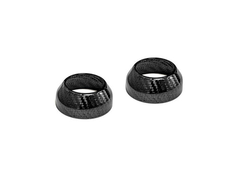 Saddlemen SAD-CF-8-0006 Carbon 39mm Fork Boots Gloss Finish for Harley-Davidson Dyna 91-05/FXR 87-94/most Sportster 87-21