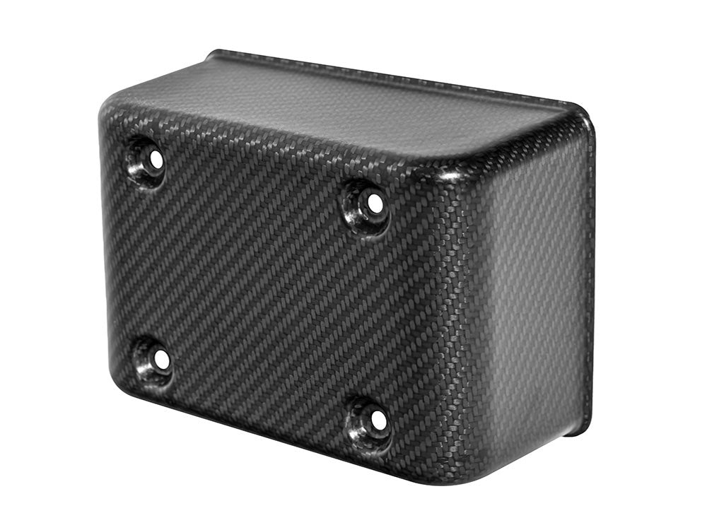 Saddlemen SAD-CF-899-04-003M Carbon Electrical Panel/Fuse Box Cover Matte Finish for Harley-Davidson Dyna 99-03