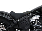 Saddlemen SAD-I18-33-002LS-GO Renegade LS Solo Seat w/Gold Double Diamond Lattice Stitch for Scout Bobber 18-Up