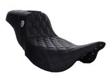 Saddlemen SAD-SC80807DBRT Step-Up San Diego Customs Pro Series Gripper Dual Seat w/Backrest for Touring 08-23