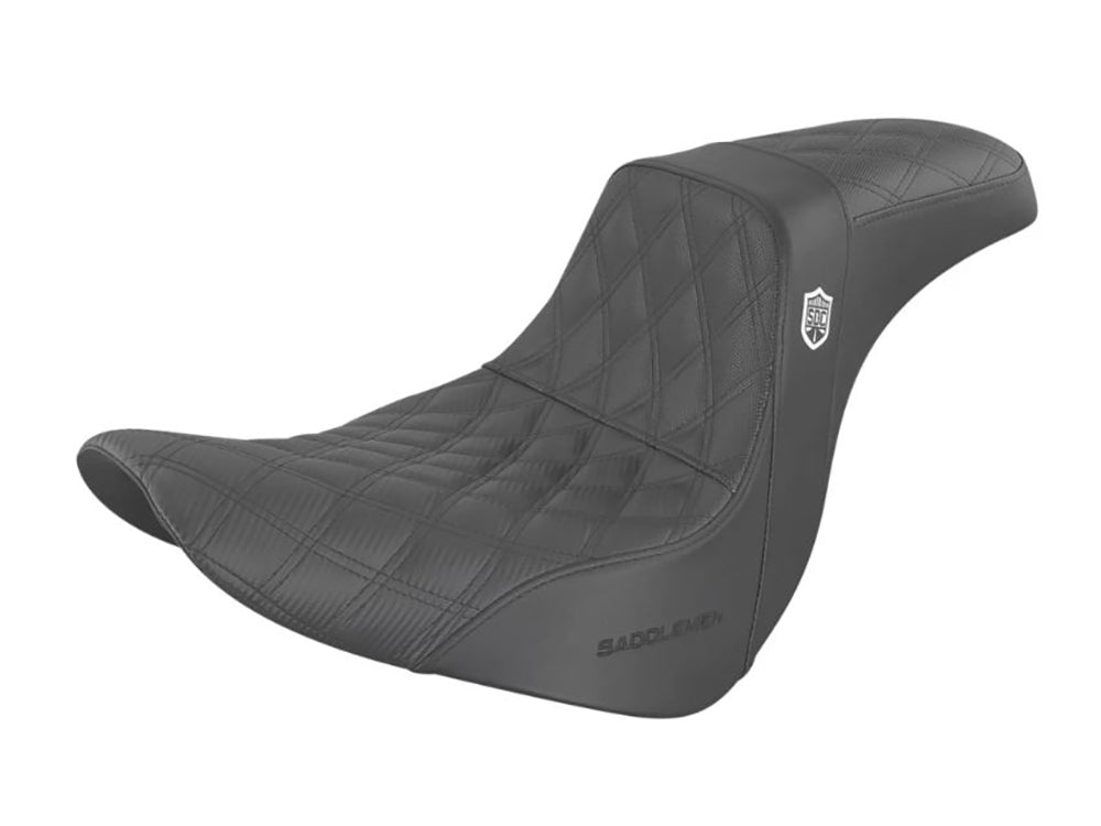Saddlemen SAD-SC81829D0 Pro Series San Diego Customs Performance Gripper Dual Seat for Harley-Davidson Sport Glide/Low Rider 18-Up/Low Rider S 20-Up/Low Rider ST 22-Up