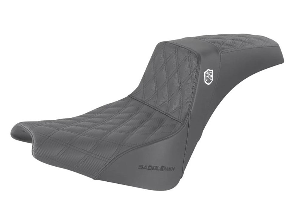 Saddlemen SAD-SC81830D0 Pro Series San Diego Customs Performance Gripper Dual Seat for Harley-Davidson Softail Street Bob 18-Up/Standard 20-Up