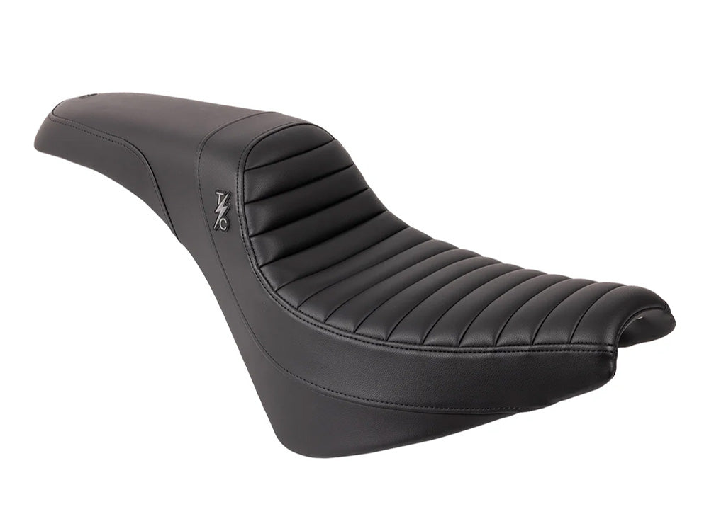 Saddlemen SAD-TS81830T Thrashin' Pro Series Tuck & Roll Dual Seat for Harley-Davidson Softail Street Bob 18-Up/Standard 20-Up