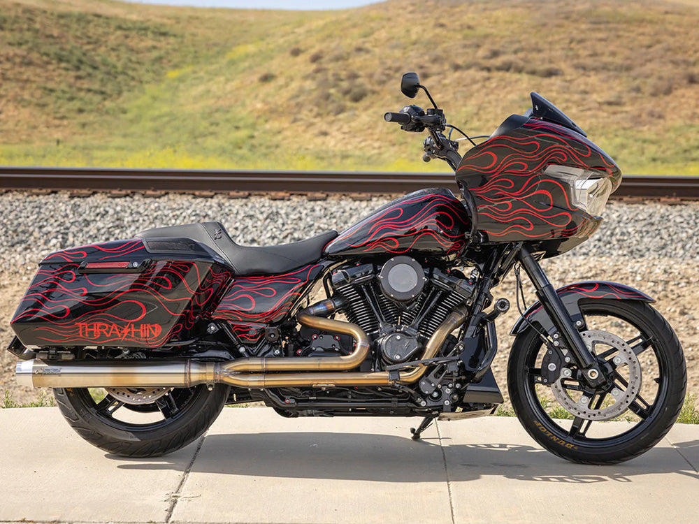 Saddlemen SAD-TS82307 Thrashin' Pro Series Smooth Dual Seat for Harley-Davidson CVO Touring 23-Up/Street Glide/Road Glide 24-Up/Touring 25-Up