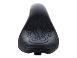 Saddlemen SAD-Y00-01-0512 Profiler Tattoo Dual Seat w/Black Stitched Flame for Yamaha V-Star XVS650A Classic 00-13