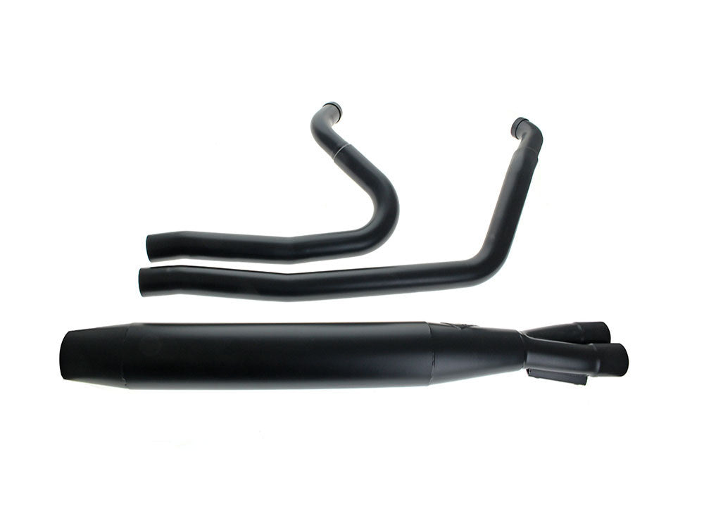 Sawicki Speed SAW-930-01083 Full Length 2-1 Exhaust w/Welded End Cap Black for Touring 17-Up