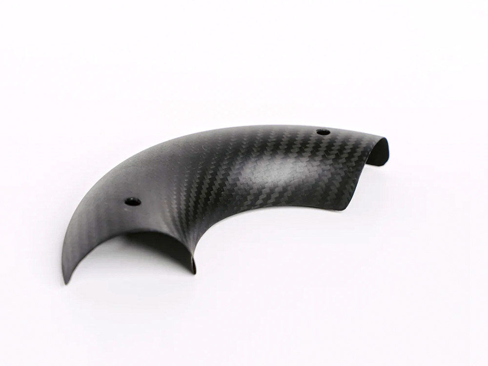 Sawicki Speed SAW-930-01137 Curved Rear Heatshield Carbon Fiber for Sawicki Exhausts