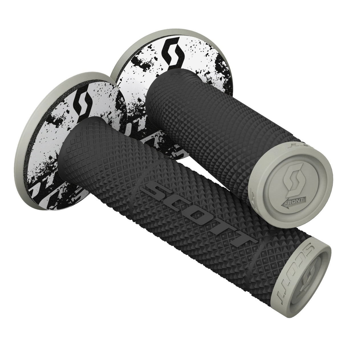 Scott SX II Grips w/Donuts Black/Grey