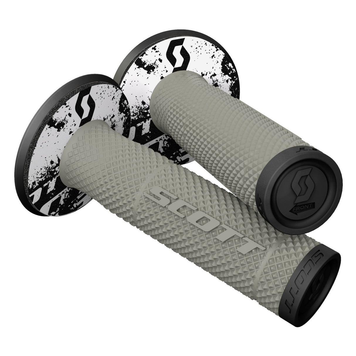 Scott SX II Grips w/Donuts Grey/Black